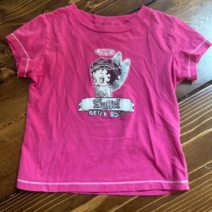 betty boop baby tee